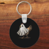 Porte-clés Ultrygeist Chicken, Chicken Ghost, Funny Halloween (Recto)