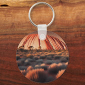 Porte-clés Uluru "Ayers Rock" Australia Oil Paint, (Recto)