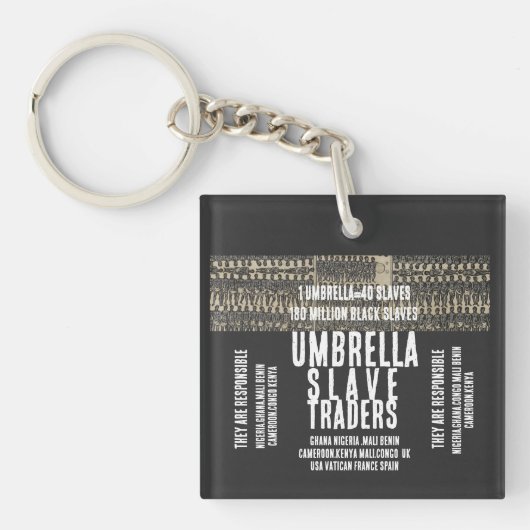 Porte-clés UMBRELLA SLAVE TRADERS Acrylic Keychain (Devant)