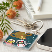 Porte-clés Umeko Space Colony NFT With friends from Mars (Devant Droit)