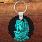 Porte-clés Un ange endormi sur la pierre (Recto)