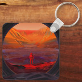 Porte-clés Un Astronaute Sur Mars (Verso)