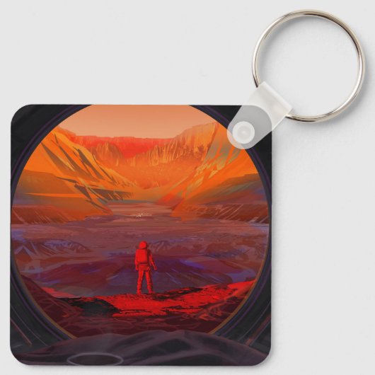 Porte-clés Un Astronaute Sur Mars (Dos)