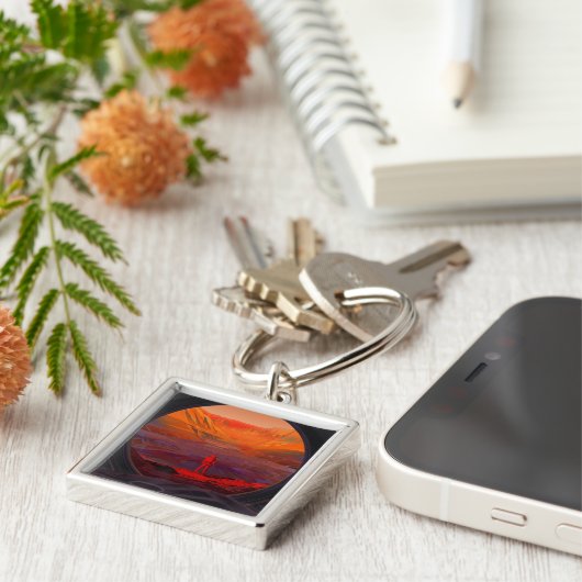 Porte-clés Un Astronaute Sur Mars (Côté)