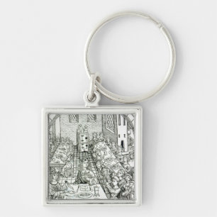 Porte-clés Un banquet princier, 1491