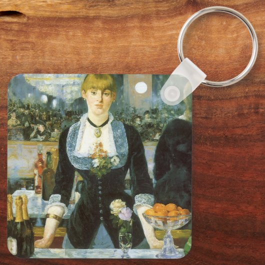 Porte-clés Un bar aux Folies Bergère d'Édouard Manet (Verso)