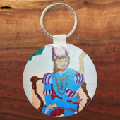 Porte-clés Un beau chatte de gentleman (Recto)