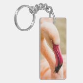 Porte-clés Un Beau Flamant rose Rose (Devant gauche)