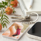 Porte-clés Un Beau Flamant rose Rose (Devant droit)