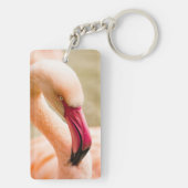 Porte-clés Un Beau Flamant rose Rose (Dos)