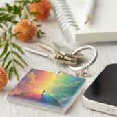 Porte-clés Un beau rêve (Devant Droit)