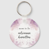 Porte-clés Un Bébé brasse Baby shower Halloween Bienvenue (Verso)