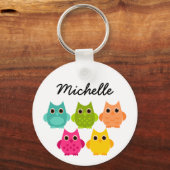 Porte-clés Un brin de chouettes (Recto)