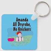 Porte-clés Un cadeau amusant pour nager ami nageur extérieur (Dos)