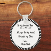 Porte-clés Un cadeau pour mon fils bonus (Recto)