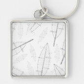 Porte-clés un cadre noir avec un arrière - plan blanc avec de (Devant)