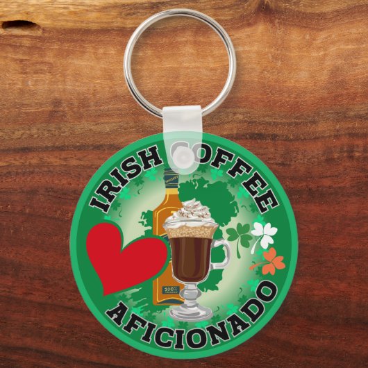 Porte-clés Un Café Irlandais. (Recto)