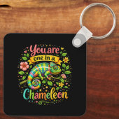 Porte-clés Un caméléon unique (Verso)