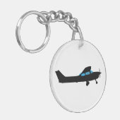 Porte-clés Un Cessna en silhouette (Devant gauche)