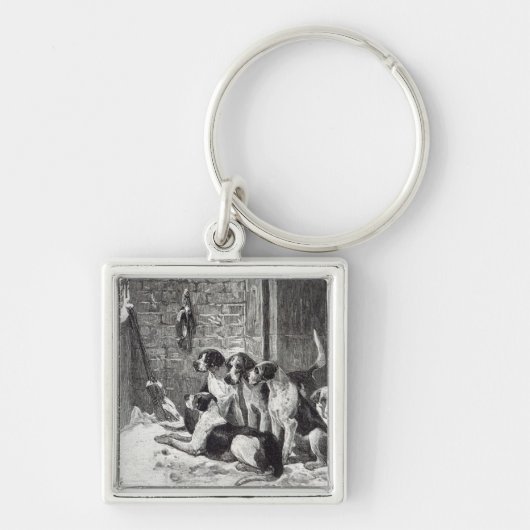 Porte-clés Un chant de Noël, de "heure de loisirs", 1888 (Devant)