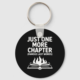 Porte-clés Un chapitre de plus livre drôle amateur de lecture