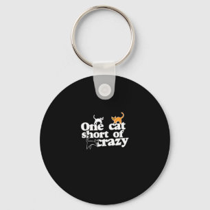 Porte-clés Un chat à l'écart de CRAZY