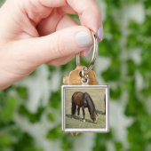 Porte-clés Un cheval - porte - clé (main)