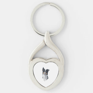 Porte-clés Un chien mignon Bordure Collie