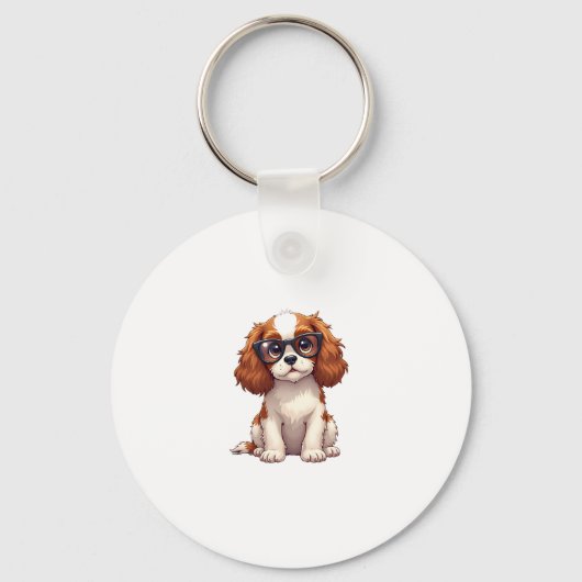 Porte-clés Un chien mignon King Charles Spaniel COPY (Recto)