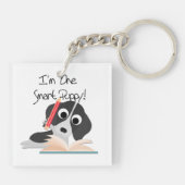 Porte-clés Un Chiot intelligent (Dos)