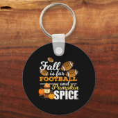 Porte-clés Un Citrouille amusant Devis d'épices Cadeau automn (Recto)