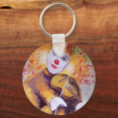 Porte-clés Un clown doux jouant du violon (Recto)