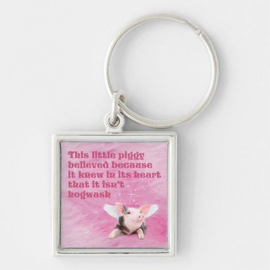 Porte-clés Un cochon d'Inde croyait (Devant)