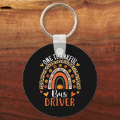 Porte-clés Un Conducteur De Bus Remercié Thanksgiving Fall Sc (Recto)