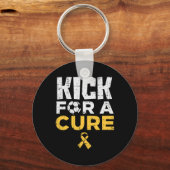 Porte-clés Un Coup De Pouce Pour Un Football Cure Sensibilisa (Recto)