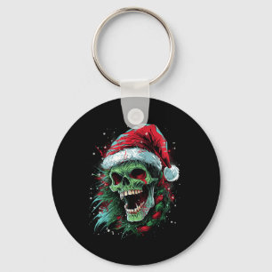 Porte-clés Un crâne de vacances punked-up Elevate Your Christ
