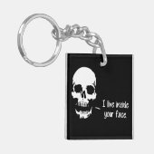 Porte-clés Un crâne vit à l'intérieur de votre visage (Devant gauche)