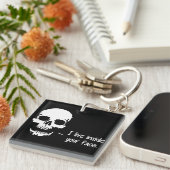 Porte-clés Un crâne vit à l'intérieur de votre visage (Devant Droit)