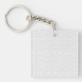 Porte-clés Un design moderne avec une combinaison de w (Devant)