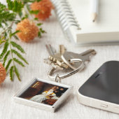 Porte-clés Un docteur Visiting jeune Madame dans une chambre (Côté)