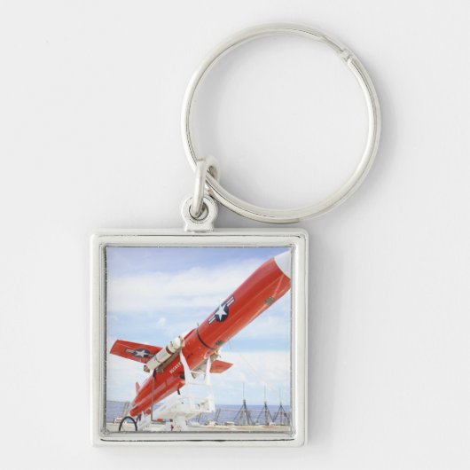 Porte-clés Un drone BQM-74E Chukar prêt à être lancé (Devant)