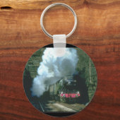 Porte-clés Un Écossais volant pris entre les Trains à vapeur (Recto)