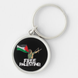 Porte-clés Un enfant-drapeau du Résister Palestinien Liberté 