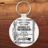 Porte-clés Un esprit ouvert par Wonder (Recto)