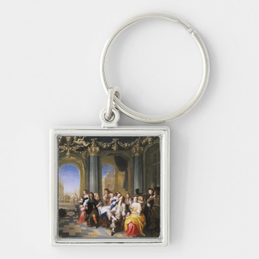 Porte-clés Un festin dans un intérieur (Devant)