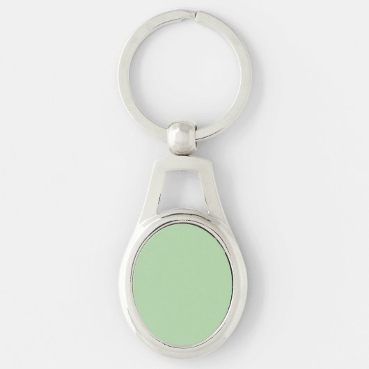 Porte-clés Un fond vert pâle et doux remplit l'image (Devant)