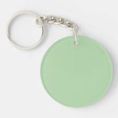 Porte-clés Un fond vert pâle et doux remplit l'image (Devant)