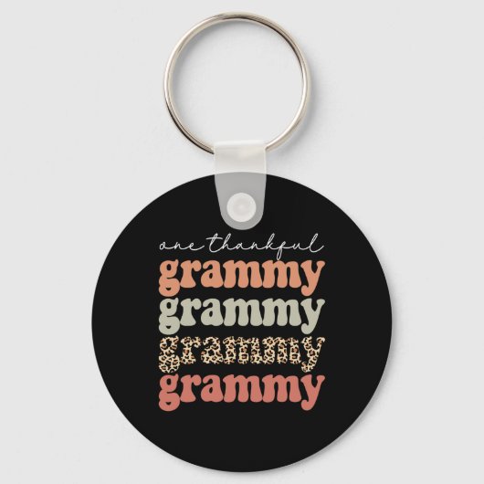 Porte-clés Un Grammy Remerciements Arbre D'Automne Feuilles D (Recto)