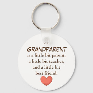 Porte-clés Un Grand-Parent Est porte - clé