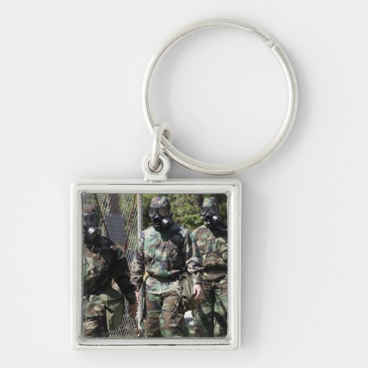 Porte-clés Un groupe de participants au Défi solaire (Devant)